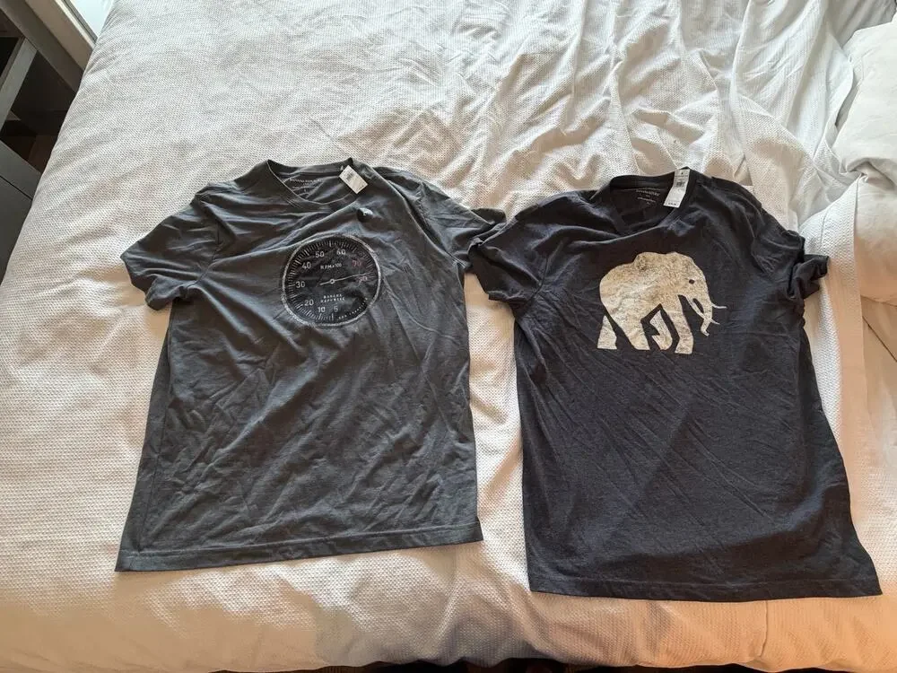 Banana Republic Lot of 2 T-Shirts Men’s Size Large NWT